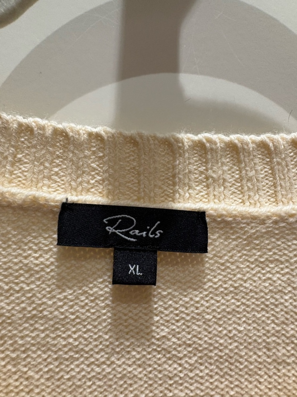 Rails Cream Crewneck Sweater with Multi-Color Floral Motif - Picture 3 of 5